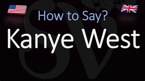 kanye west pronunciation